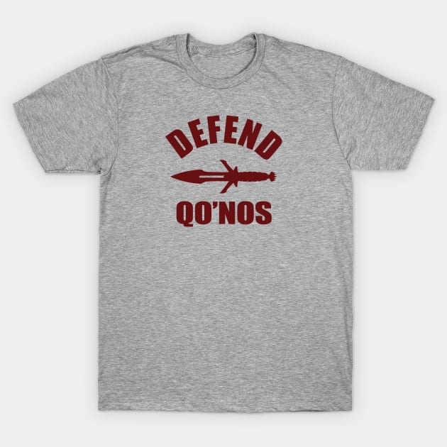 Defend Qo’noS T-Shirt by theUnluckyGoat